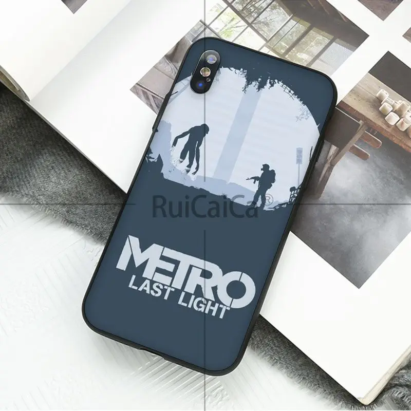 Ruicaica Game Metro 2033 Роскошный Уникальный Дизайн чехол для телефона iPhone 8 7 6 6S Plus 5 5S SE XR X XS