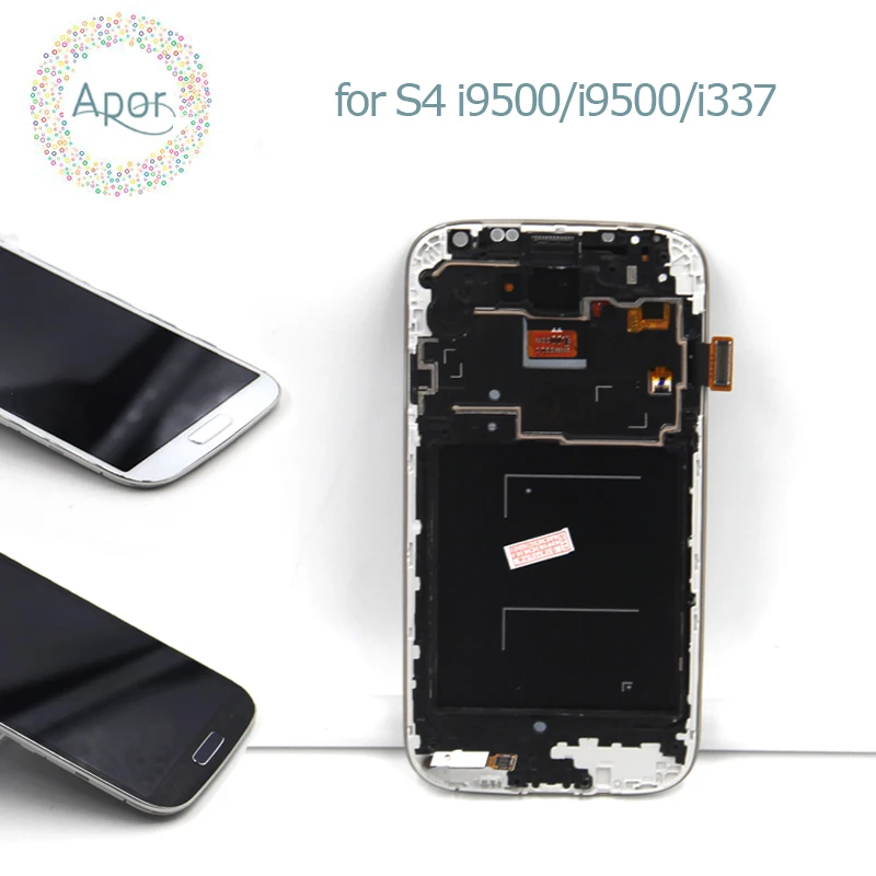 Совместимый для Samsung Galaxy S4 GT i9500 I9505 i337 ЖК дисплей с цифрователем сенсорного ввода