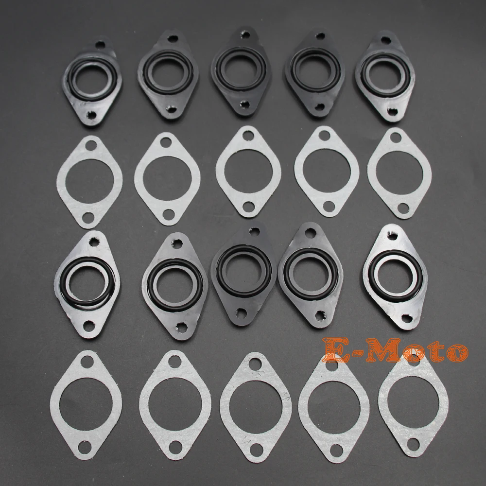10 Sets 19MM MANIFOLD SPACER GASKET O RING CHINESE 50CC 70CC 90CC 110CC