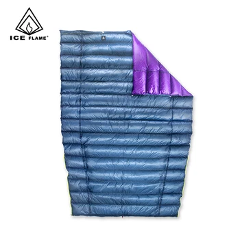 Ice Flame 7D 800FP Goose Down Quilt 90% White Sleeping Bag