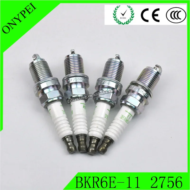 Высокое качество 4 шт. BKR6E-11 2756 Свеча зажигания для Huyndai BKR6E 11 BKR6E11