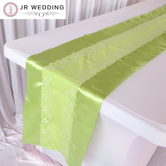 Aliexpress Fancy Lemon Green Lace Table Runner For Home Fancy Lemon Green Lace Table Runner For Home Wedding Decor
