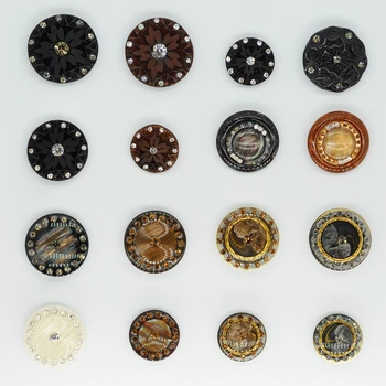

Free shipping craft buttons BIG Handmade decorative rhinestone Resin Buttons,sewing buttons for clothing accessories fur coats