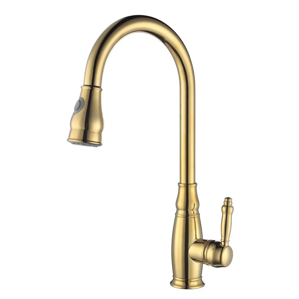 Brass Pullout Kitchen Faucet Brass Pullout Kitchen Faucet
