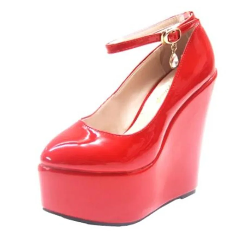 Women Pumps Shoes High Heels Sexy New Fashion Wedges Platform 2019 Spring Autumn Pointed Toe Pu Party Wedding Shoes White Black Women Pumps Shoes High Heels Sexy New Fashion Wedges Platform 2019 Spring Autumn Pointed Toe Pu Party Wedding Shoes White Black