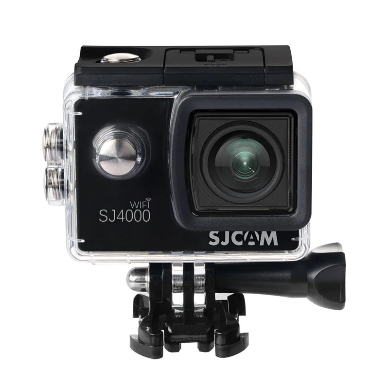 SJCAM SJ4000 Wi-Fi экшн камера Спорт DV 1080 P 2.0 дюймов Экран HD Дайвинг 30 м Водонепроницаемый мини видеокамеры SJ 4000 Cam экшен Камера - Цвет: Черный