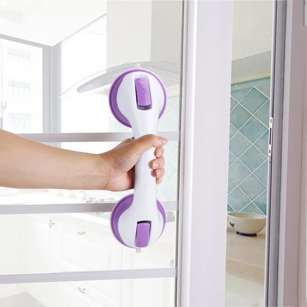 

Bathroom Shower Vacuum Handle Suction Cup Safety Handle Anti Slip Support Toilet Help Hand Rail Safe Grab Bar Handrail Grip