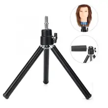Mannequin Head Tripod Stand Holder Adjustable Salon Model Hairdressing Training Head Holder Mannequin Head Tripod