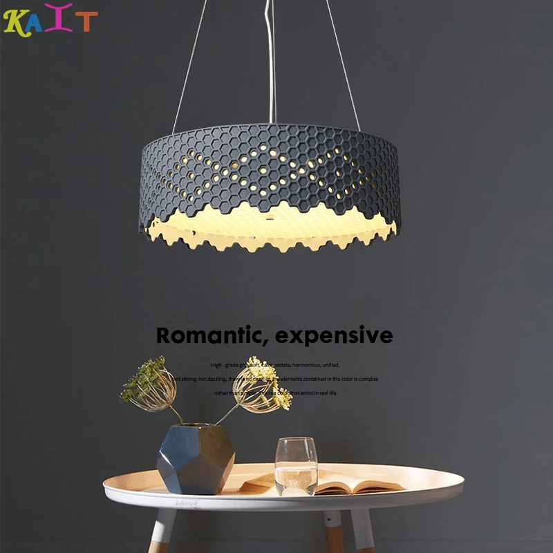 

KAIT Nordic Chandelier Lamp Dining Room Multicolor Metal Led Pendant Chandelier Lights