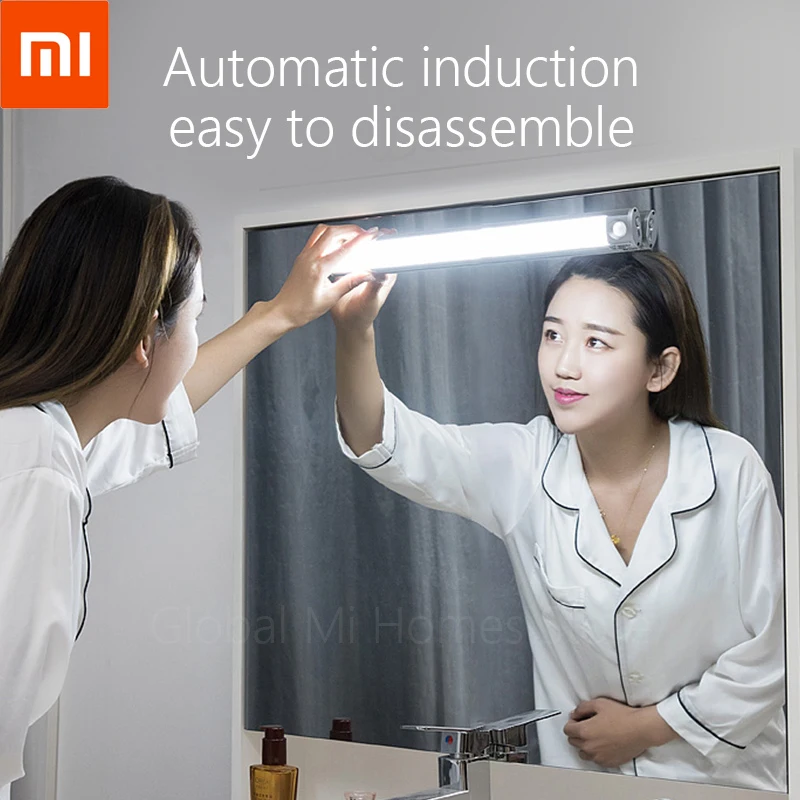 Xiaomi Youpin Wanhuo светодиодный зеркальный налобный фонарь индукционный туалет не пробивая ночную лампу зарядка прикроватная Бытовая