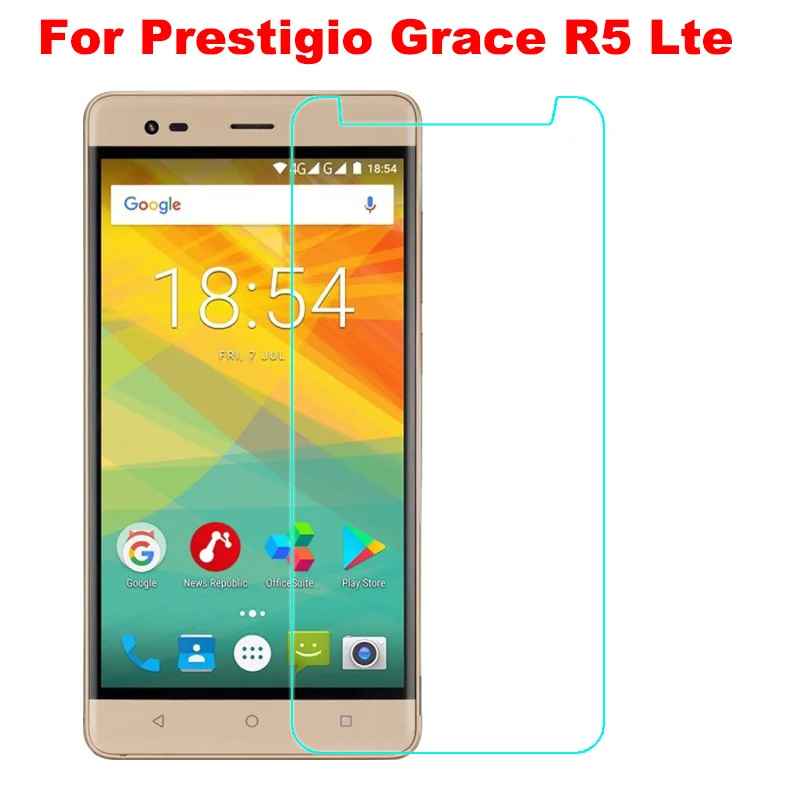 

Prestigio Grace R5 LTE Tempered Glass Screen Protector 9H HD Safety Protective cover Film On Prestigio Grace R5 LTE PSP5552 5.5"