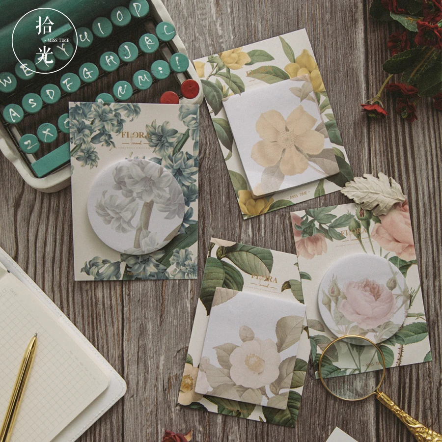 

Multi-flavor Creative Study&Work Plan Kraft Paper Sticky Notes Post Memo Pad Kawaii Stationery Office Accessory School Supplies