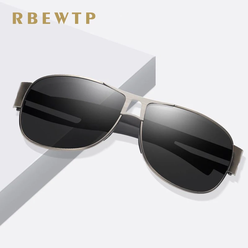 RBEWTP унисекс дизайн Для мужчин; большая рамка поляризованные очки Для мужчин для вождения овальные линзы солнцезащитные очки UV400 gafas-де-сол