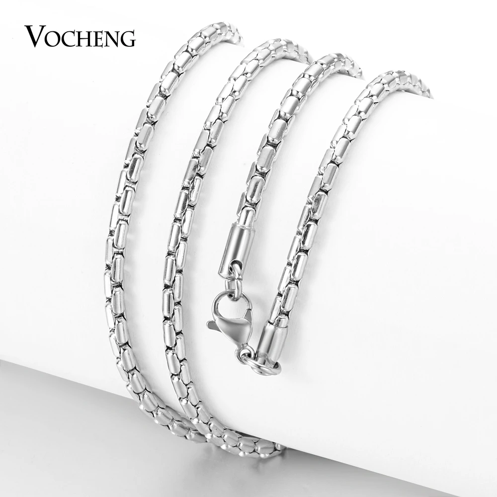 

316 Stainless Steel Chain Necklace and Bracelet Jewelry Accessories Multi Sizes with Lobster Claw Clasps S-011