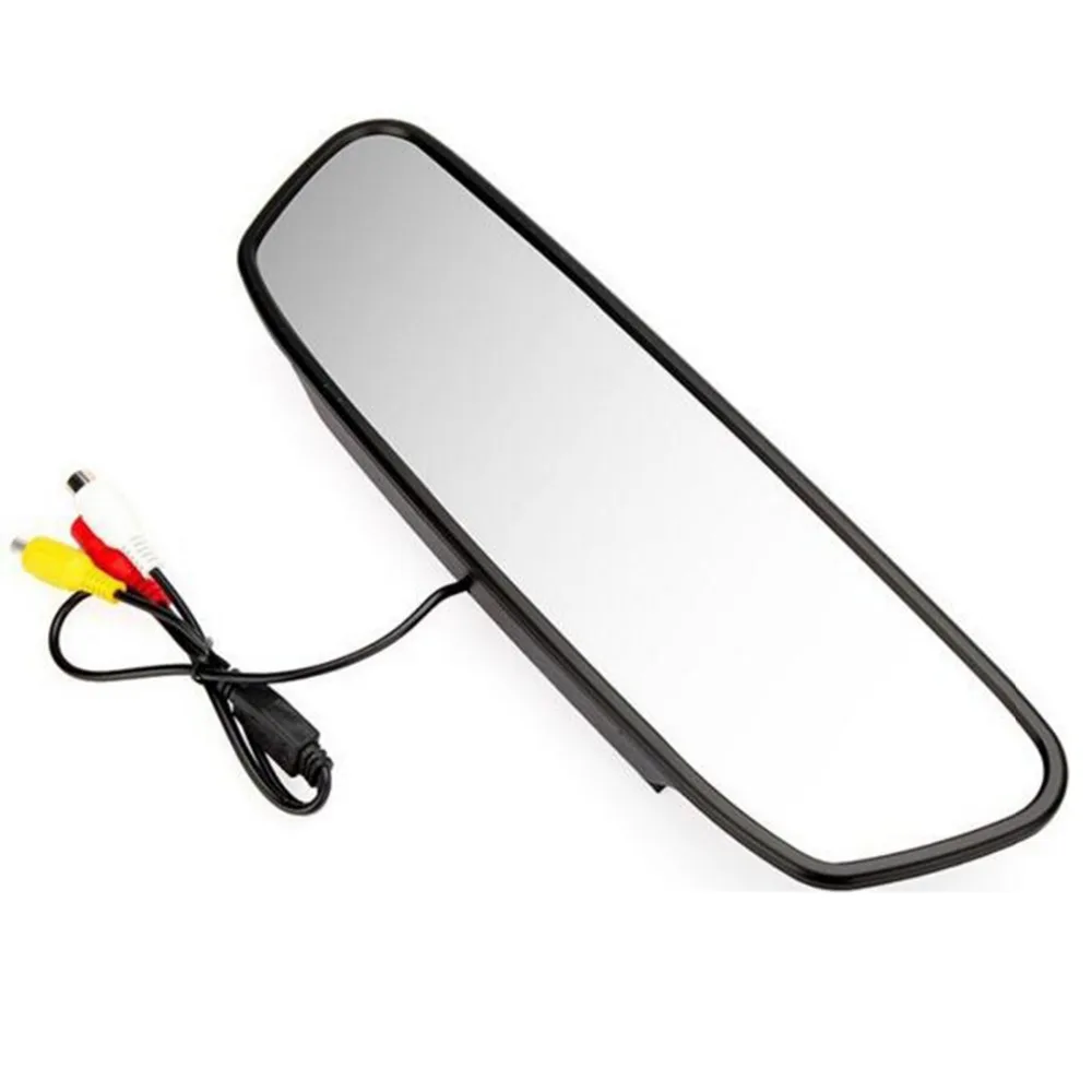 Car Rearview Mirror Monitor HD Video Auto Parking Monitor TFT LCD Screen4.3 inch display with retail box