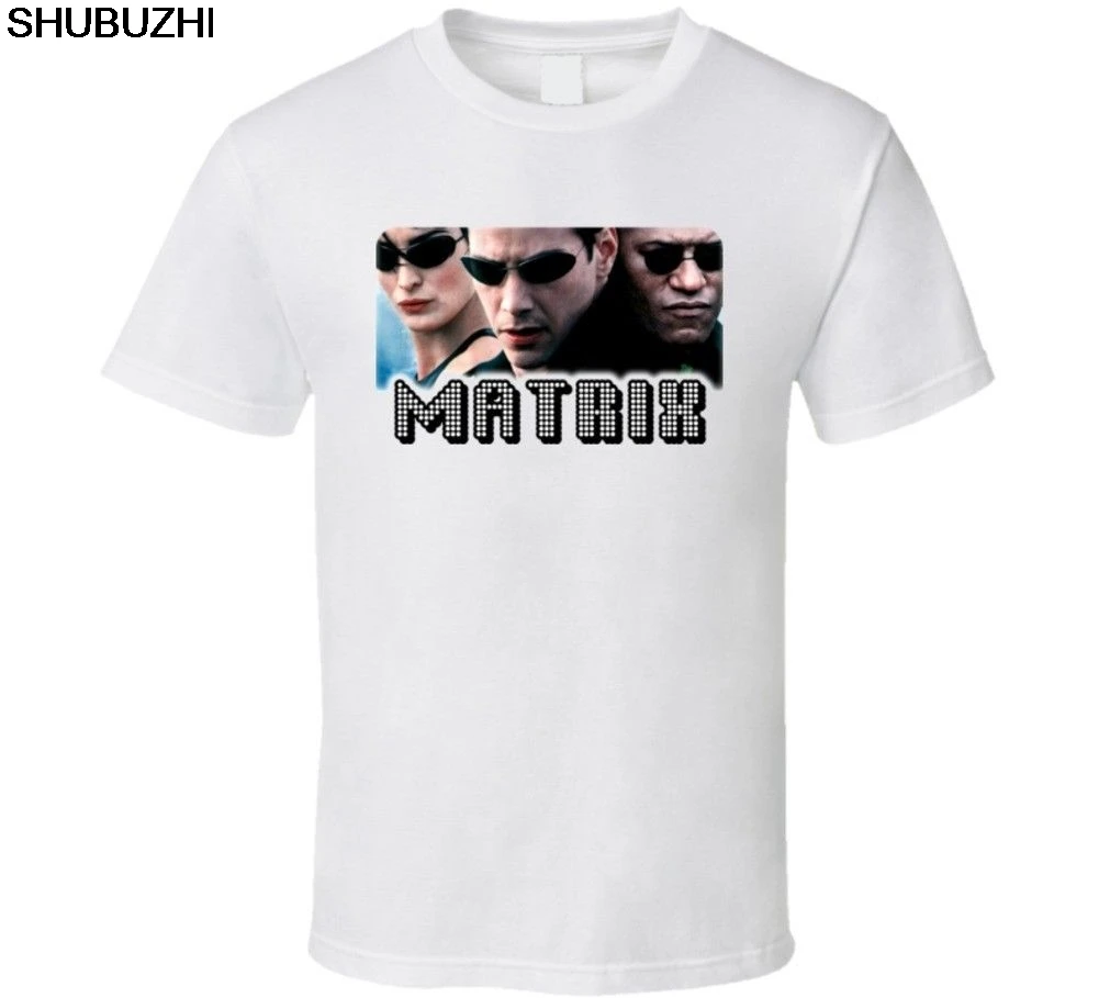 

The Matrix Trinity Movie Keanu Reeves T Shirt cotton Brand T-shirt Homme Tees Homme High Quality Ment Shirt Summer Style