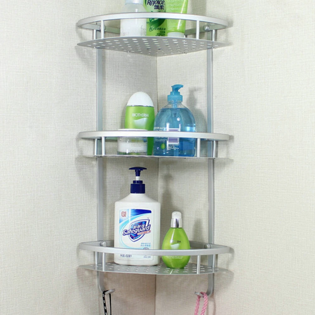 3 Layer Shelf Wall Mounted Shower Shampoo Soap Cosmetic Bathroom Shelves Bathroom Shelf Shower Wall Shelfshower Soap Shelf Aliexpress