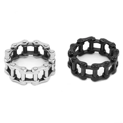 Gothic Stainless Steel Ring Punk Rock Biker Mens Ring SWR0680_4