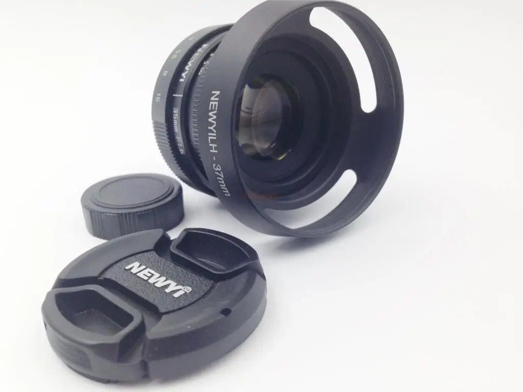 Объектив с креплением для камер 35 мм F1.6 CCTV c M4/3 gf6 em5 em1 gh5 gx8 FX xt20 xt1 EOSM sony nex a7 a6500 a6300 n1