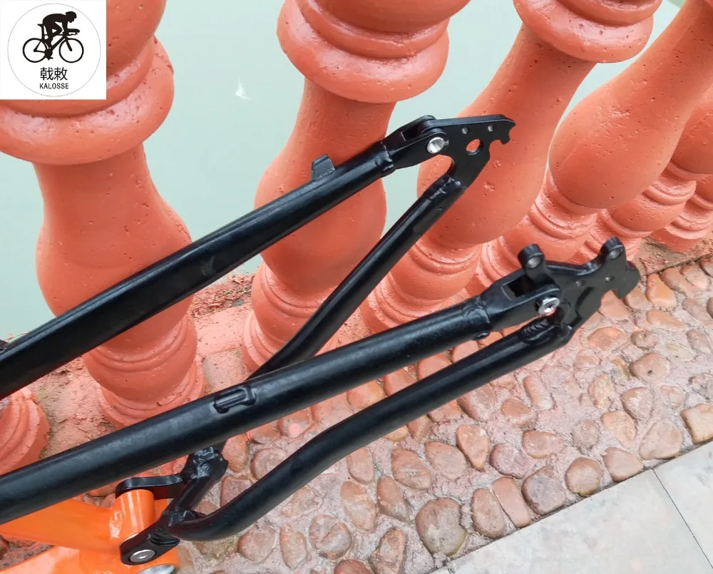 Cheap Kalosse adluts bike frame with 190mm travel DIY colors   mountain bicycle  frame alloy   Downhill  DH/AM  bike frame 5