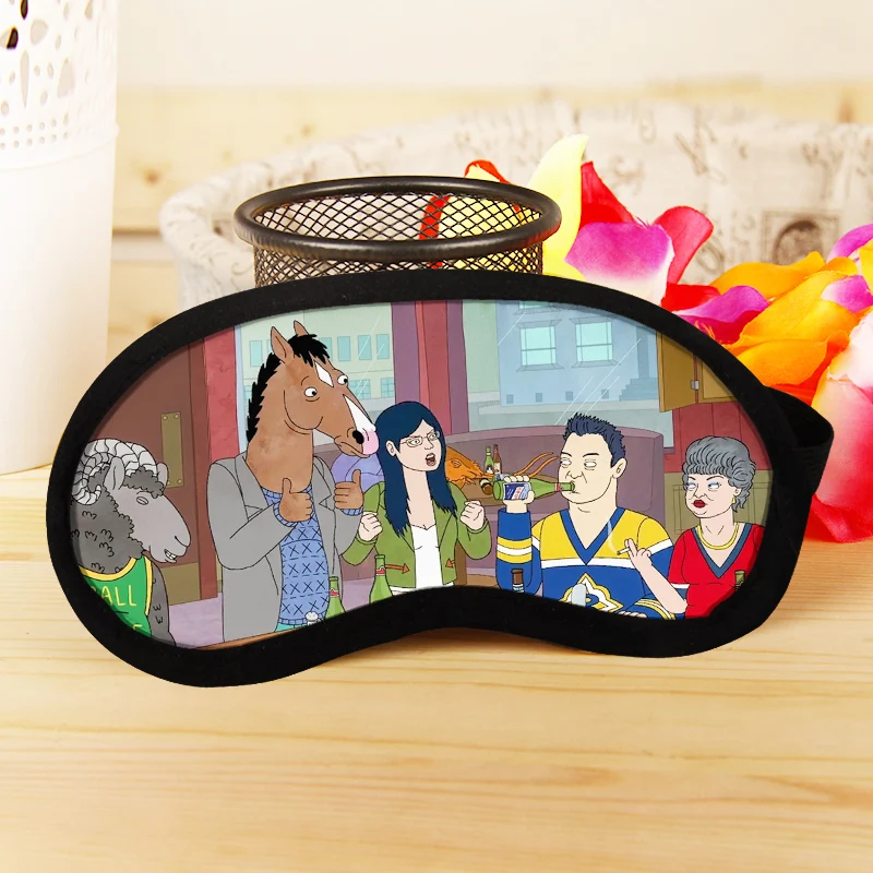 

BoJack Horseman Eyeshade Todd Chavez Symbol Eye Mask Sleeping Shade Cover Nap For Man Woman Eyepatch Cosplay Costume Gift Toy
