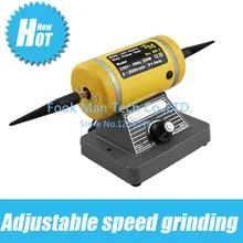 Переменная скорость верстачный шлифовальный станок, ювелирные изделия верстачный шлифовальный станок, скамья шлифовщик полировщик