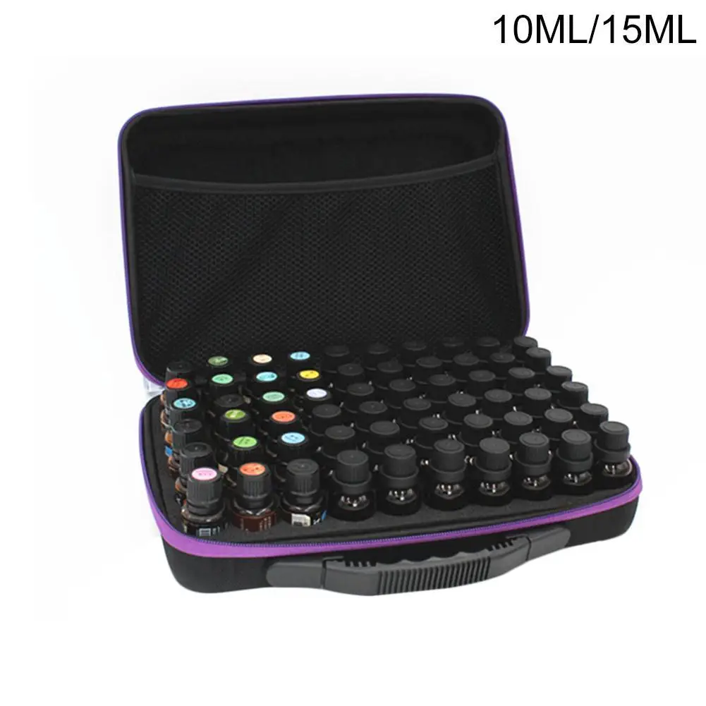 Günstig 60 flaschen Ätherisches Öl Fall 10 ML 15 ML Parfüm Öl Ätherisches Öl Box Reise Tragbare Trage Halter Nagellack lagerung Tasche