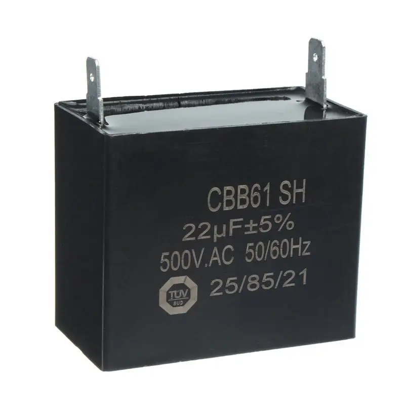 1 шт. Новое поступление CBB61 SH 22 мкФ MFD 500 В переменного тока, 50/60Hz E232607 генератор конденсаторного типа AVR электронные компоненты для конденсаторов