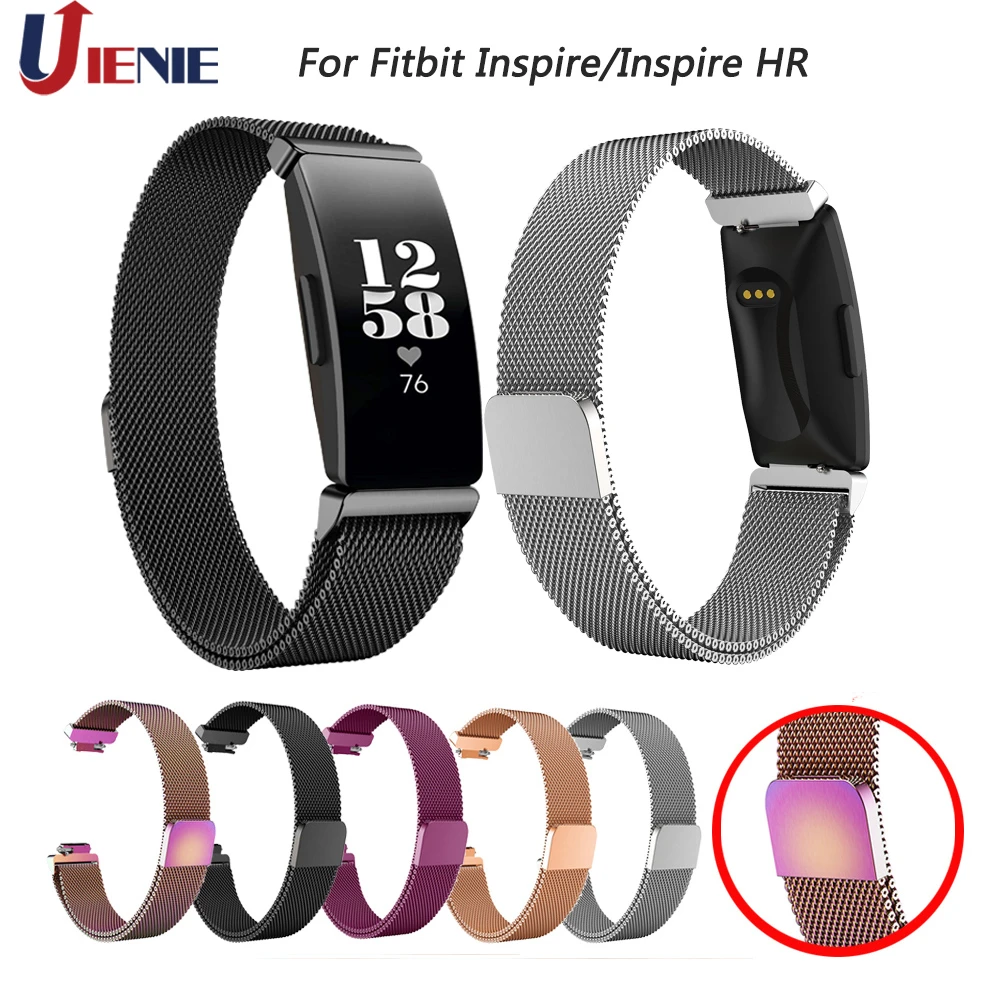 Horlogeband Bandjes voor Fitbit Inspire HR Band Milanese Loop Magnetische  Armband Rvs Polsband voor Fitbit Inspire - AliExpress Consumer Electronics