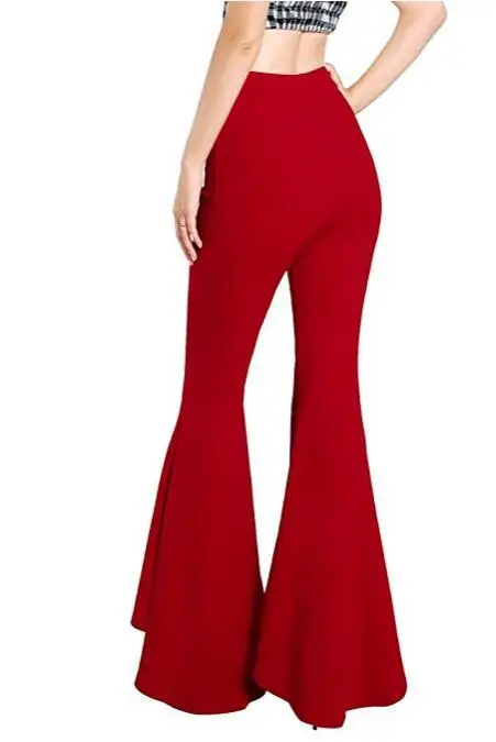

women flare pant gothic clothing harajuku pants 2019 fashion womens trousers plus size casual harajuku XXL streetwear black