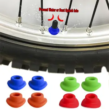 

Wheel Air Valve Sleeve Guards Waterproof Pad Silicone Rubber Fits Inner Tube For YAMAHA Honda KTM Off-road Motorcycle ATV UTV