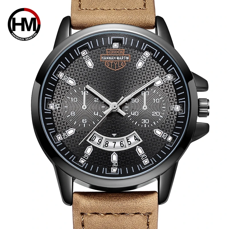 2020 мужские спортивные часы Hannah Martin модные армейские военные с автоматической