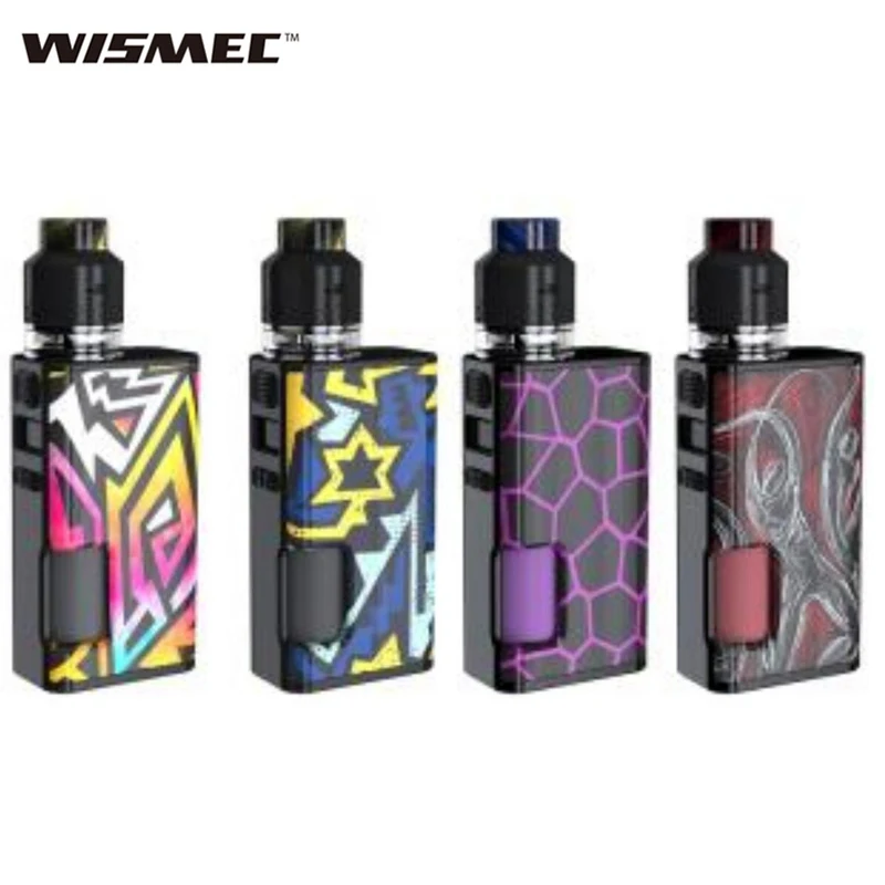 Original WISMEC LUXOTIC SURFACE KESTREL Kit 80W LUXOTIC SURFACE Box MOD Vape with 4ML KESTREL Tank 6.5ml Bottle 01 (1)