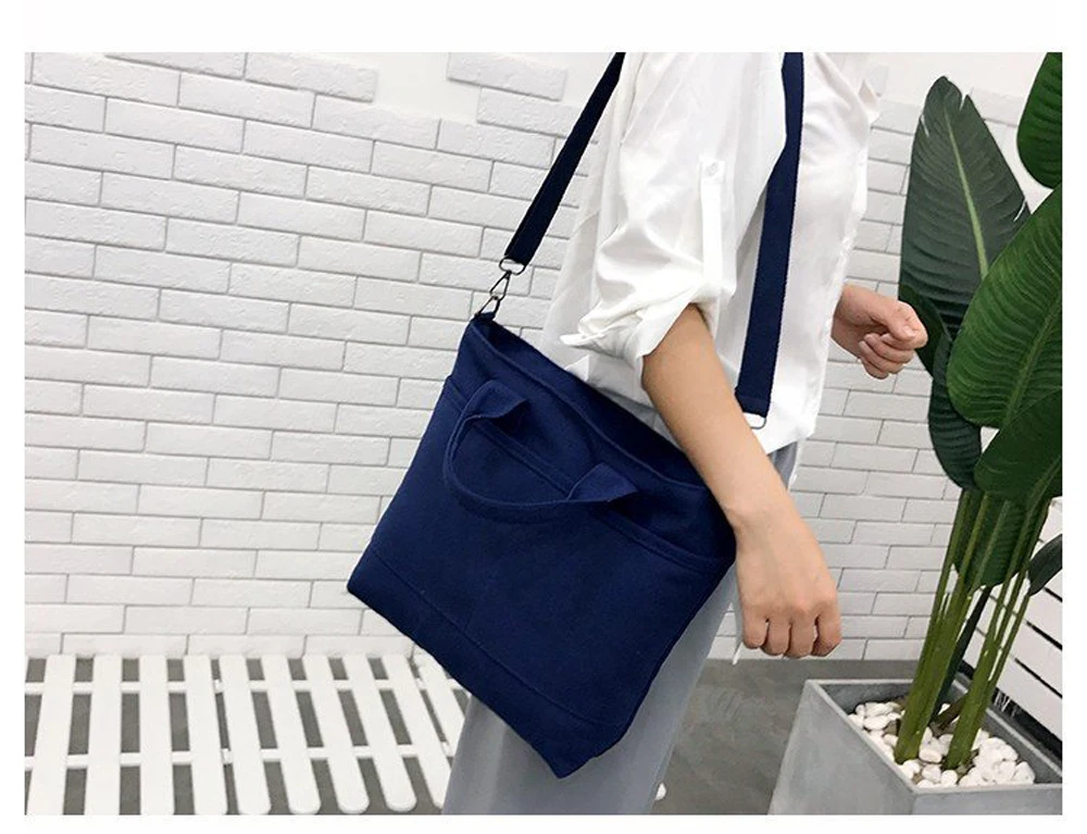 Холщовая Сумка для покупок Женская Корея универсальная сумка женская Повседневная Большая емкость сумка