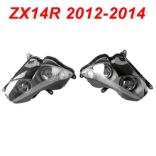 For 12-14 Kawasaki Ninja ZX14R ZX 14R Motorcycle Front Headlight Head Light Lamp Headlamp CLEAR 2012 2013 2014 motorcycle headlight front headlamp light fits 2013 2014 for kawasaki z800 z250 dedicated