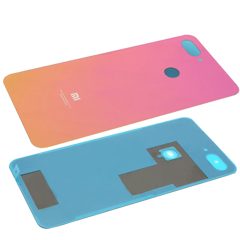Для Xiaomi Mi 8 Lite батарея задняя крышка Дверь корпуса Стекло + пластик Замена