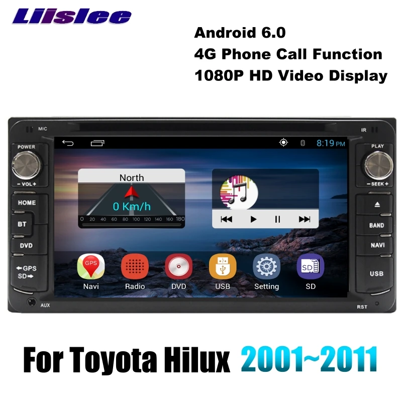 Cheap For Toyota Hilux N140 N150 N160 N170 AN10 AN20 AN30 2001~2011 LiisLee Multimedia TV DVD Palyer GPS Audio Radio Navigation NAVI 0