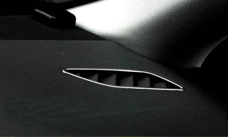 Для Audi A4 B8 08 09 10 2011 12 13 14 15 верхний Кондиционер Vent Выход Обложка отделка 2 шт