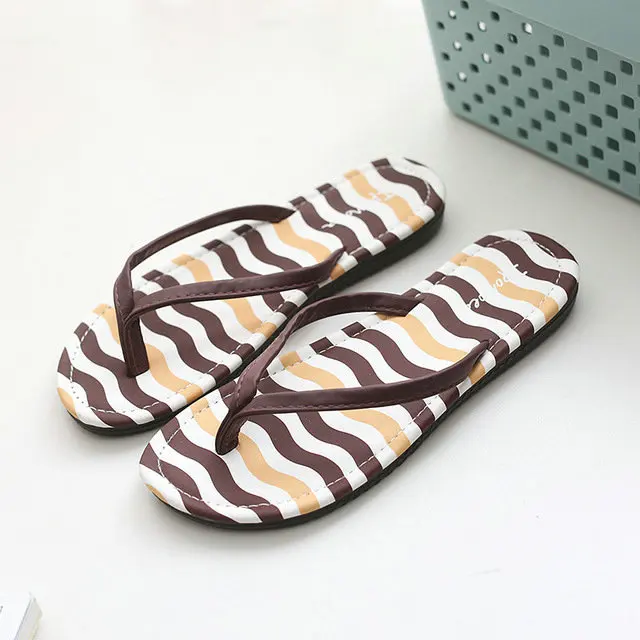 Womens Flip Flops Skid-proof Slippers Beach Sandals Comfort Summer Flip-flop Ladies Yoga Bar Joy Flip Flop (11)