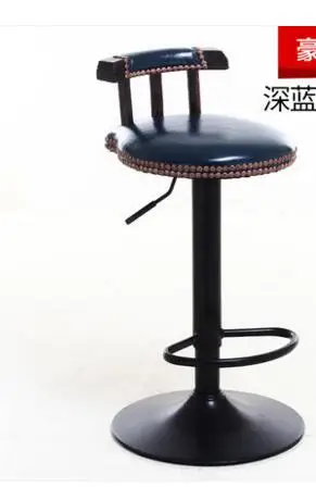 Elevating stool. Bar stool. Solid wood back stool. Chair.008