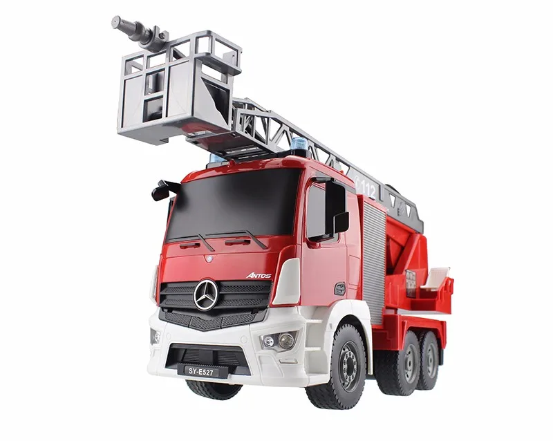 Caminhão de rc Misturador de Cimento Caminhão de Bombeiros Modelo de Veículo de Construção de Controle de Rádio para Brinquedos de Hobby de Presente das Crianças Maior Lixo Guindaste de Hobby Presente das Crianças - 2.4g 10 Brinquedos e hobbies