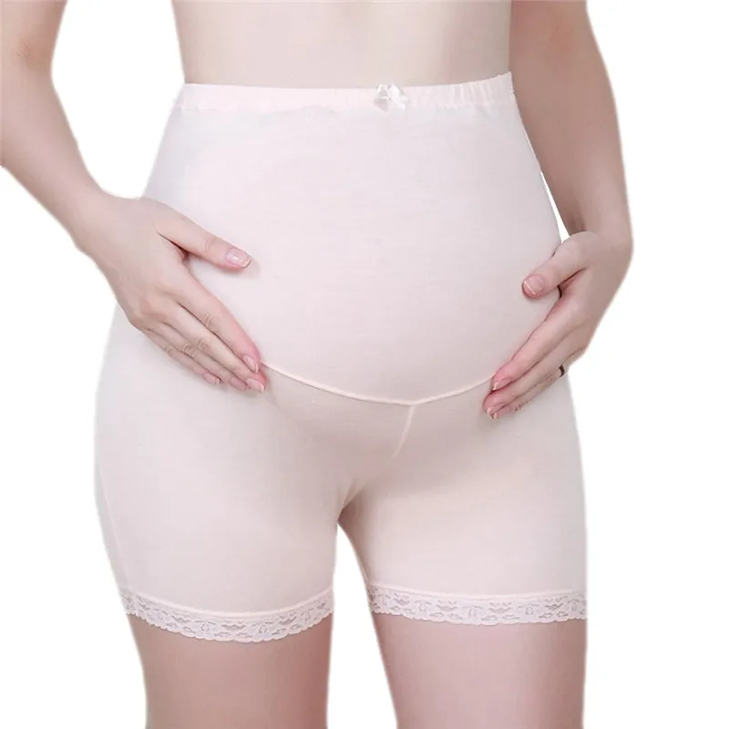 

1PC Delicate Pregnancy Maternity Flat Panties Solid Modal Lace Underpants for Pregnant Women Underwear Over the Bump Pants