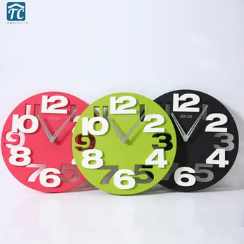 

Big Number 3D Round Wall Clock Novelty Digital Large Decorative Modern Design Watch Hanging Hollow-out Art Home Office Kitchen
