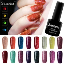 Sexy Glitter Soak off Gel polish Nail art Lover Professional Long Lasting cheap Neon UV Gel Varnish Foil Adhesive
