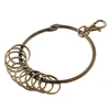 Vintage Key Rings Bronze Large Round Hoop Key Ring Organizer with Lobster Clasp for Multiple Keys Accessories ► Photo 2/6