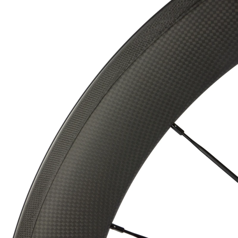 700C 60mm Clincher Road Bike Carbon Wheels 23mm Width Bicycle Wheelset Basalt Braking Surface Powerway R13 hub CN Spoke Wheel