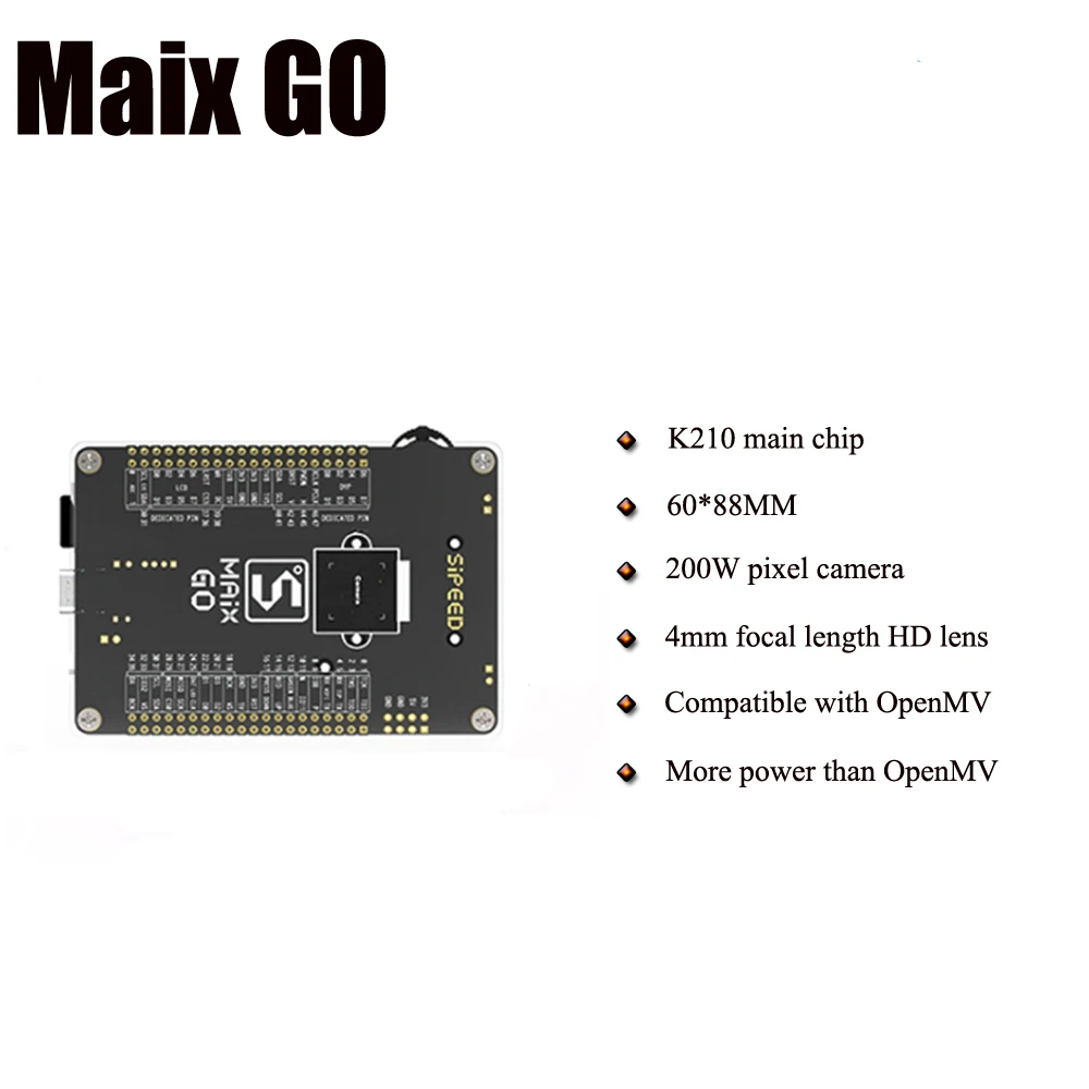 Sipeed MAIX GO K210 AI Pocket Deluxe полнофункциональная макетная плата с корпусом бортовой