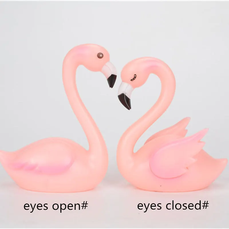 

DoreenBeads 1 PC 9*11 CM Plastic Pink Sitting Flamingo Pattern Cake Toppers Birthday Party Wedding Dessert Decoration Love Gifts