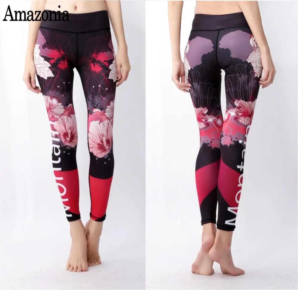

KEERMIOL Hot New Women Yoga Pants 3D Printed Leggings Stretched Fitness Workout Running Tight Sport Trousers Female Gym Jogging