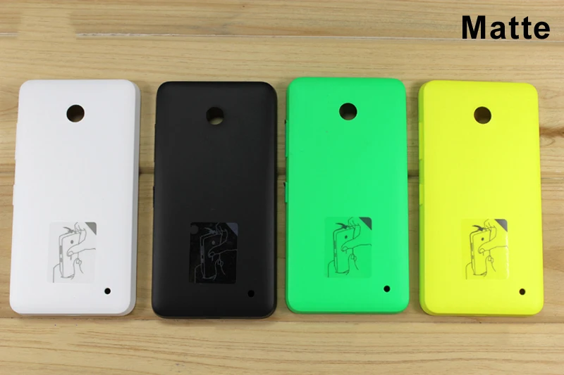 Подлинный корпус для Nokia lumia 630 635 636 638 RM 978 RM-1020 RM1027 Новая задняя крышка батарейного отсека черный чехол